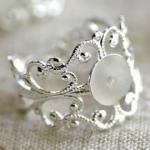 5 Zilverkleurige ringen